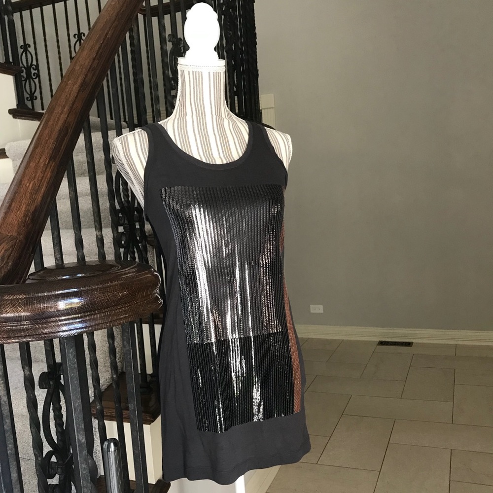 Express sequin embellished top